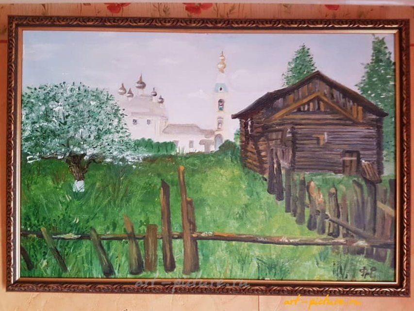 "Деревня" Холст, масло