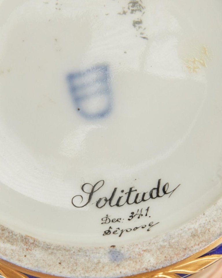 Royal Vienna , Фарфоровая ваза "Solitude" в стиле ар-нуво Королевского Вены