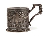 Серебряный подстаканник Клингерт Густав Густавович, Россия, 1899-1908 гг.