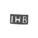 Клеймо мастера Блом Иоганн Генрик - Ленинград - инициалы "IHB"