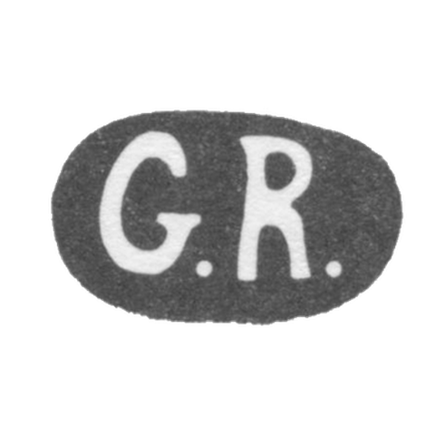 Клеймо неизвестного мастера Киева - инициалы "G.R." - 1899-1908 гг.