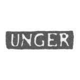 Клеймо мастера Унгер Герман Готлиб - Ленинград - инициалы "UNGER"