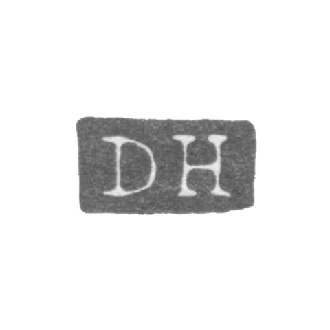 Клеймо мастера Хеккинен Даниэль Эдвард - Ленинград - инициалы "DH"