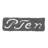 Клеймо мастера Теннер Пауль Магнус - Ленинград - инициалы "P Ten"