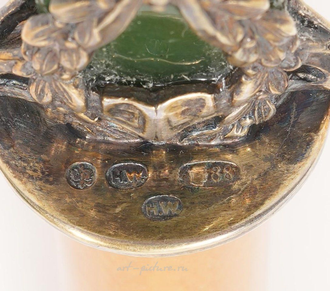 Русское серебро , Серебряный нож для открывания писем Steuben Glass "Экскалибур"