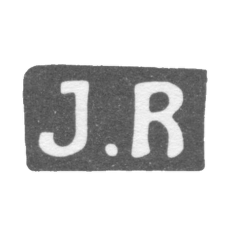 Клеймо мастера Рубин Иозеп - Таллин - инициалы "J.R"