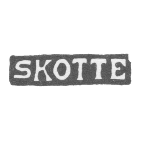 Клеймо мастера Скотте Томас - Ленинград - инициалы "SKOTTE"
