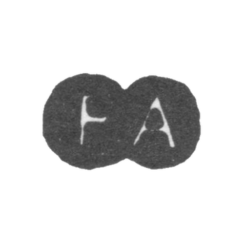 Клеймо мастера Айраксинен Петер - Ленинград - инициалы "PA"