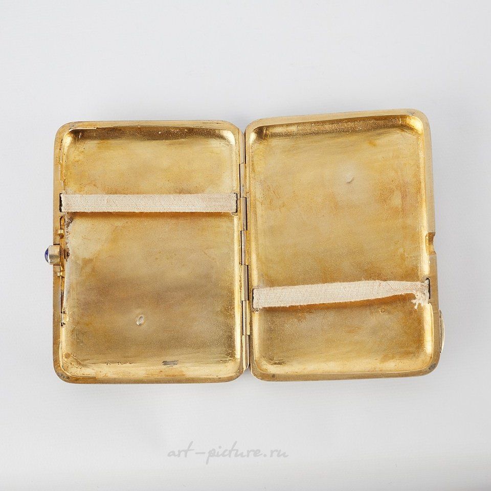 Russian silver , Russian Silver Enamel Cigarette Case