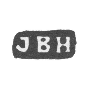 Клеймо мастера Херц Иоганн Бернхард - Ленинград - инициалы "JBH"