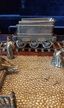 Ювелирная скульптурная композиция Николаевская железная дорога, серебро