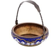 Советская эпоха: серебро с позолотой и эмаль - чайные ложки