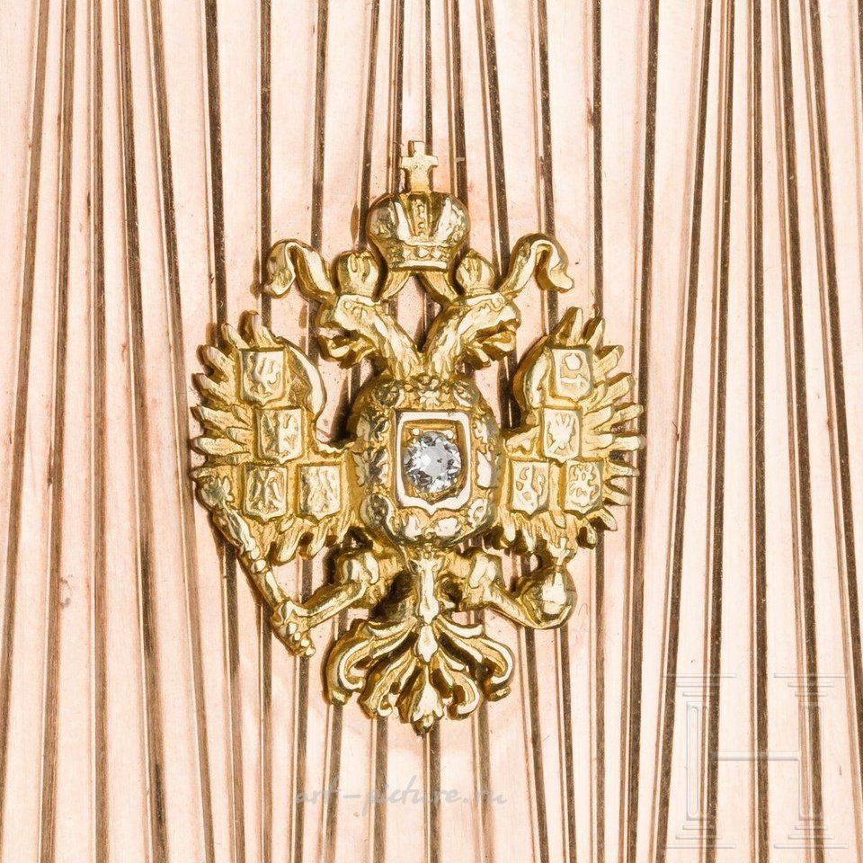 Русское серебро , Золотой сигаретный кейс, Санкт-Петербург