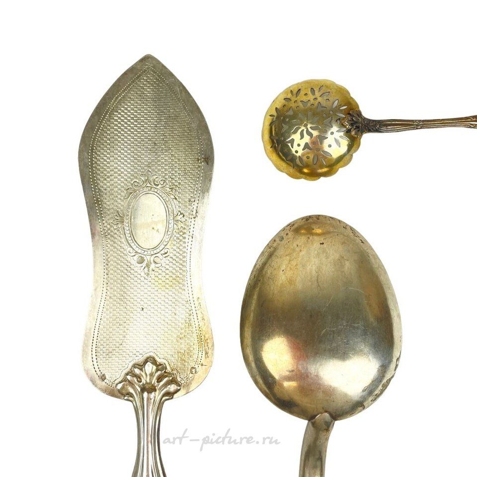 Russian silver , FRANCE - 19th and 20th century
Lot of mismatched...