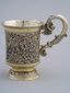 A RUSSIAN SILVER-GILT AND NIELLO CUP 19TH C