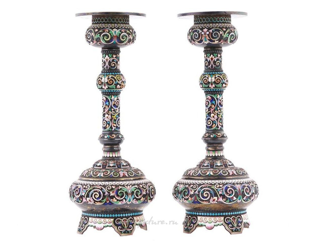 Russian silver , RUSSIAN GILT SILVER CLOISONNE ENAMEL EASTER EGG