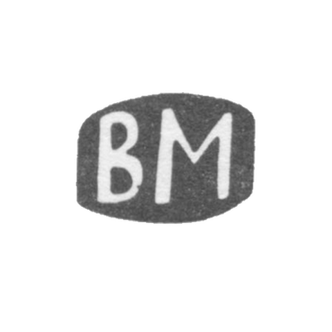 Клеймо мастера Мощенков В. - Киев - инициалы "ВМ" - 1738 г.