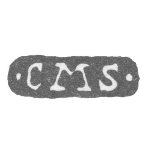 Клеймо мастера Штеле Карл Магнус - Ленинград - инициалы "CMS" - 1830-1849