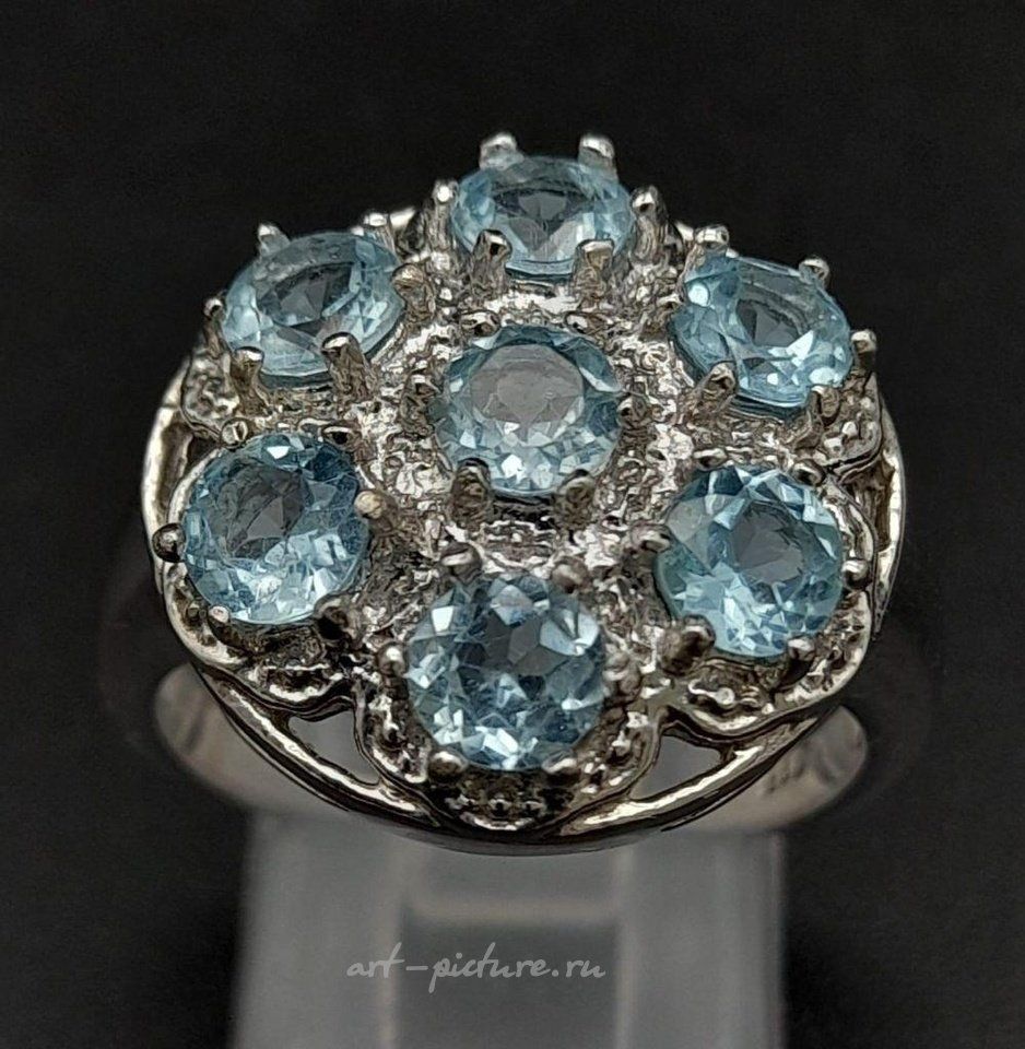 Русское серебро , Серебряное кольцо с русским апатитом