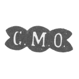 Клеймо мастера Окерблом Густав Магнус - Ленинград - инициалы "G.M.O"