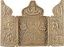 Seven Bronze Icons and Three Triptychs with St. Nicholas of ...