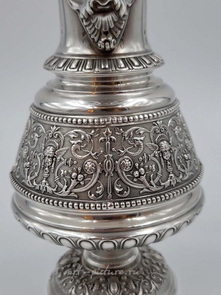 Russian silver , 19TH C. IMPERIAL RUSSIAN STERLING SILVER 84 TEA SET, 3,300 G...