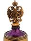 RUSSIAN GILT SILVER ENAMEL RUBY DIAMONDS BOTTLE