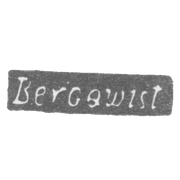 Клеймо мастера Бергквист Нильс - Ленинград - инициалы "Bergqvist"