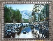 Морозная свежесть. Алтай масло, холст 