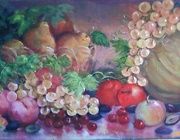 Летний урожай холст масло 
