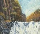 Статуэтка Водопад масло, холст 