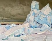 Ледяной торос у острова Диксон