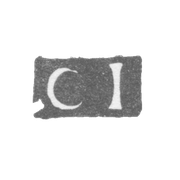 Клеймо мастера Янтцен Кристиан Андрей - Ленинград - инициалы "CI"