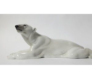 Статуэтка "Белый медведь", Royal Copenhagen, 1907-1923, Model - 1250