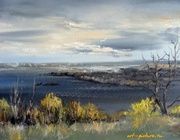 Волга за Кашпиром масло,холст
