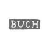 Клеймо мастера Бух Ивар Венфельд - Ленинград - инициалы "BUCH"