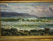 Море штормит холст,, масло 