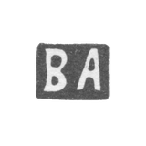 Клеймо мастера Андреев Василий Иванович - Москва - инициалы "ВА" - 1908-1917 гг.