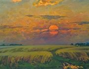 "Хлебное поле" масло, холст