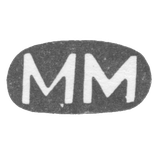 Клеймо мастера Маслов Михаил Васильевич - Москва - инициалы "ММ" - 1908-1917 гг.