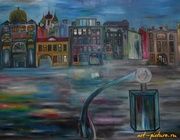 Houses | Дома Oil on canvas | Холст, масло 