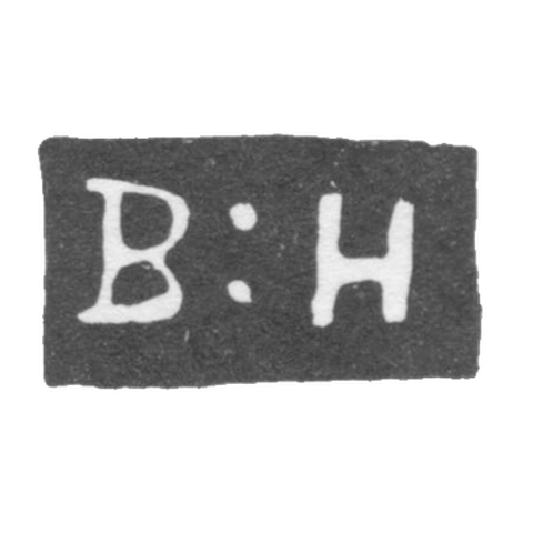 Клеймо мастера Никитин Василий - Новгород - инициалы "В:Н" - 1820-1827 гг.