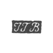 Клеймо мастера Бунцель Иоганн Теодор - Ленинград - инициалы "JTB"