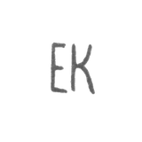 Клеймо мастера Клаус Эльмар - Таллин - инициалы "EK" - 1920-1940 гг.