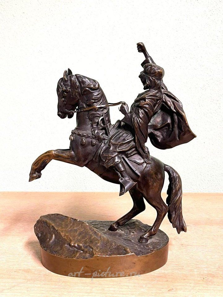Russian silver , Rare figure of Albert Moritz Wolff.