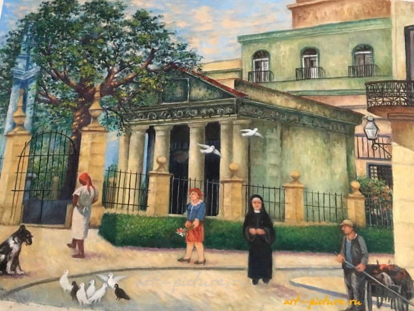 El templete масло/холст