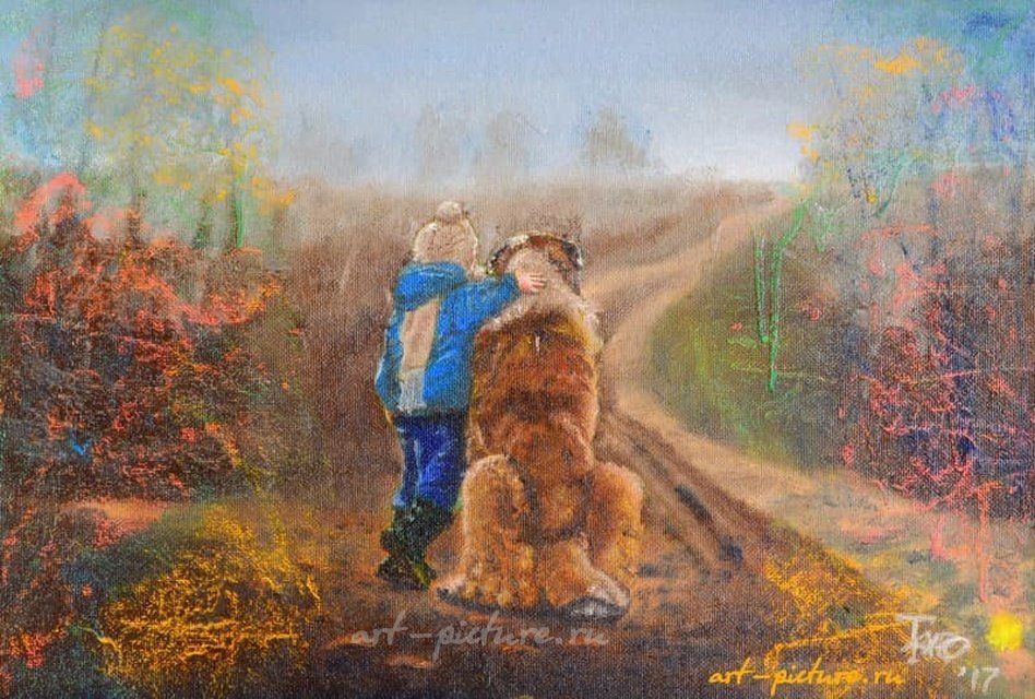 Дали манящие двп, масло