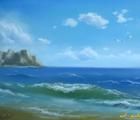 Статуэтка Берег моря масло, холст 