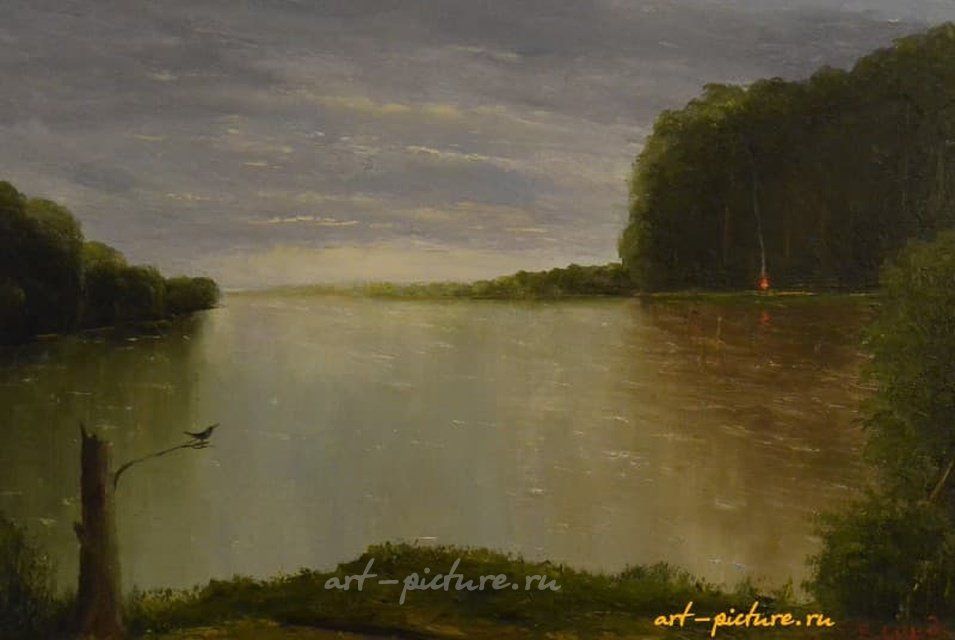 Перед грозой холст масло