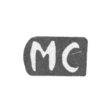 Клеймо мастера Смирнов Михаил Васильев - с. Красное - инициалы "МС" - 1898 г.